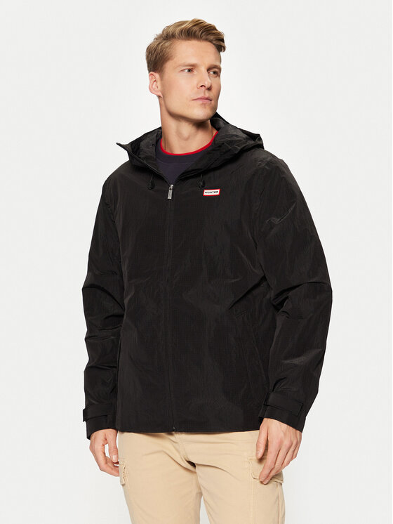 Hunter Hunter Prijelazna jakna Trevor HARM0030242 Crna Regular Fit