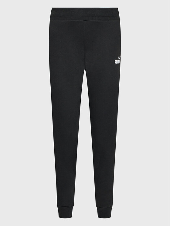Puma Puma Spodnie dresowe Essenstials 586839 Czarny Regular Fit
