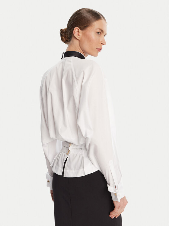 Elisabetta Franchi Elisabetta Franchi Koszula re Biały Regular Fit