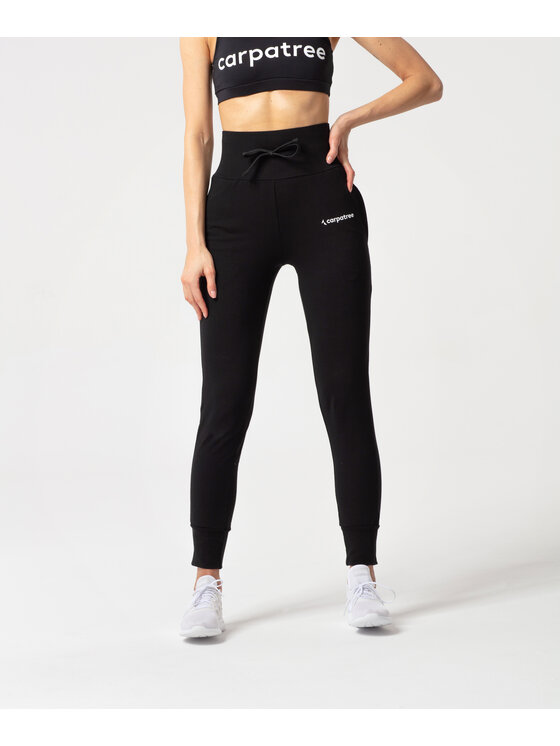 Carpatree Carpatree Spodnie dresowe BelleSweatpants Czarny Fitted Fit