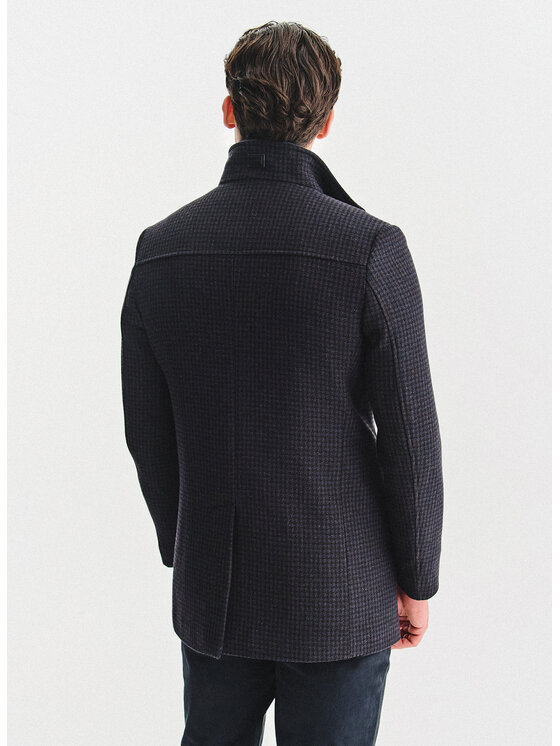 Pako Lorente Pako Lorente Płaszcz zimowy P25WF-7X-009 Granatowy Classic Fit