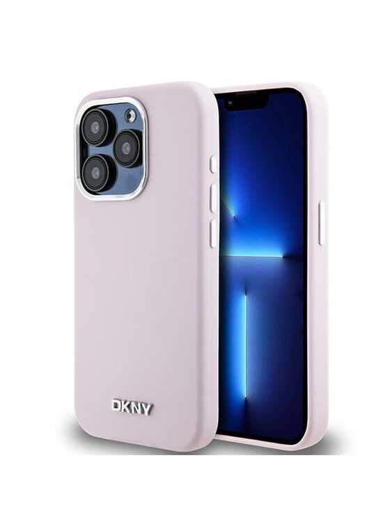 Etui na telefon DKNY, Różowe, iPhone 14 Pro