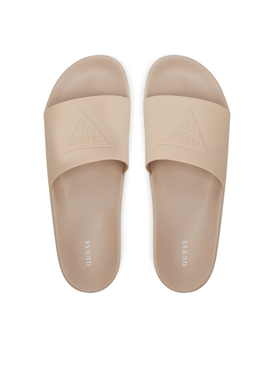 Guess Guess Klapki FMJTOT ELE19 Beżowy