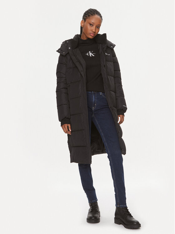 Calvin Klein Jeans Calvin Klein Jeans Zimska jakna J20J221897 Črna Regular Fit