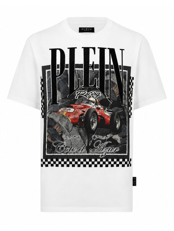 PHILIPP PLEIN PHILIPP PLEIN T-Shirt 31680 Bílá Regular Fit
