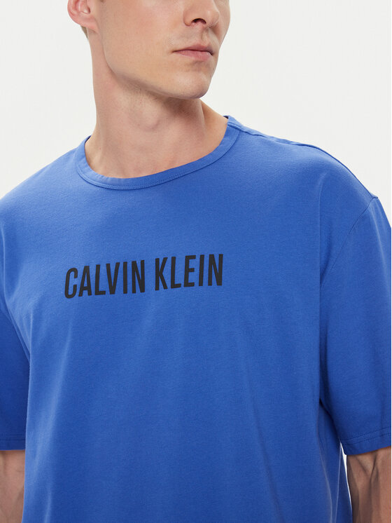 Calvin Klein Underwear Calvin Klein Underwear T-Shirt 000NM2567E Niebieski Regular Fit