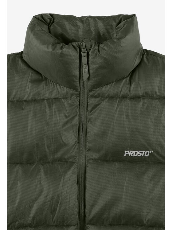 PROSTO. PROSTO. Kurtka przejściowa Void-9 Puffer Zielony Regular Fit