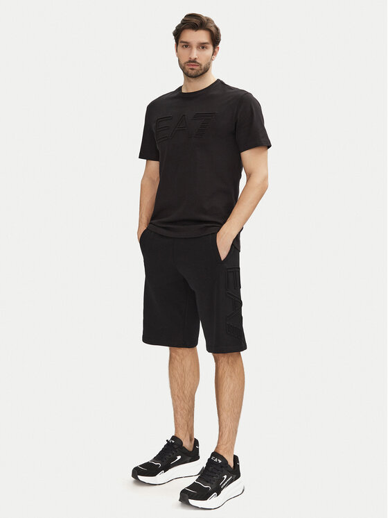 EA7 Emporio Armani EA7 Emporio Armani Tričko 7M000149 AF14772 UC001 Čierna Regular Fit