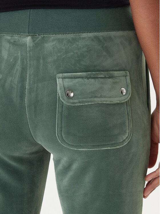 Juicy Couture Juicy Couture Jogginghose Layla JCSEBJ001 Grün Flared Leg