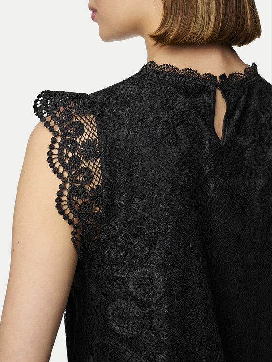 Pieces Pieces Sukienka codzienna Olline 17146419 Czarny Regular Fit