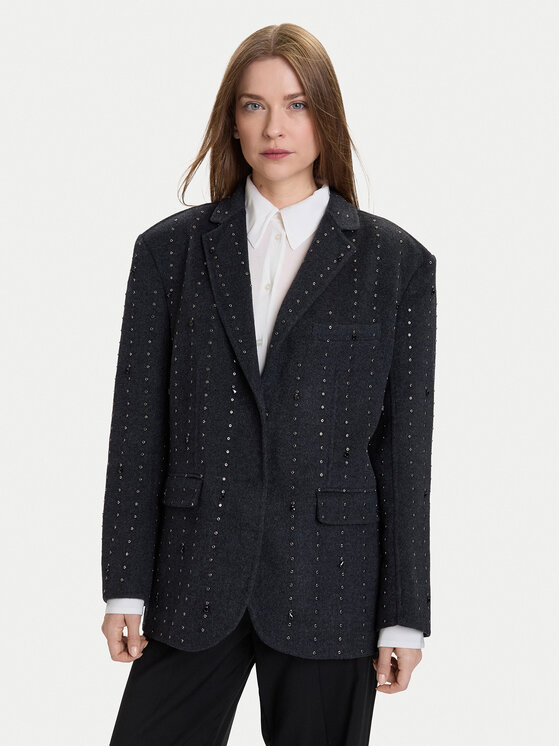 ViCOLO ViCOLO Sako TF0032 Šedá Regular Fit