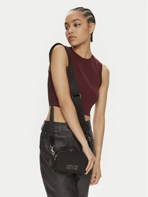 Versace Jeans Couture Versace Jeans Couture Дамска чанта 75VA4BS4 Черен