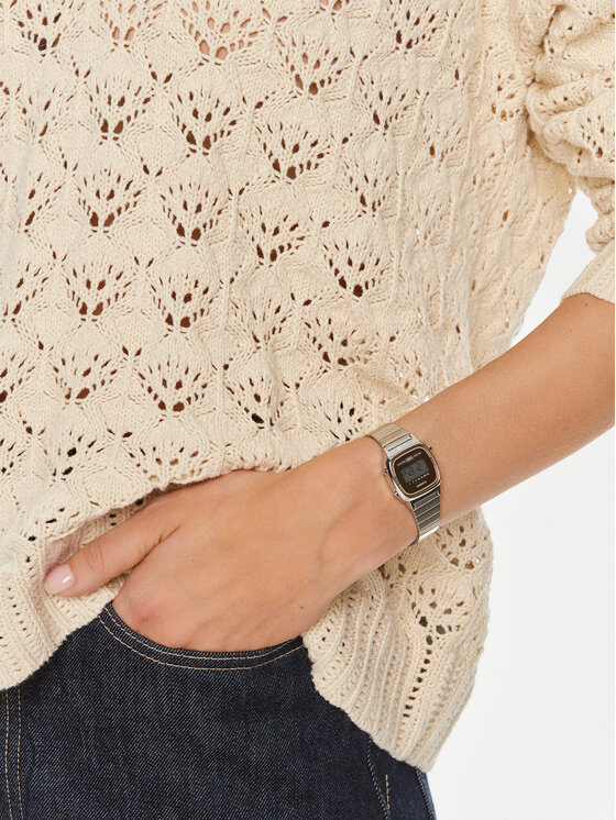 Casio Casio Pulkstenis LA670WES-4AEF Sudraba