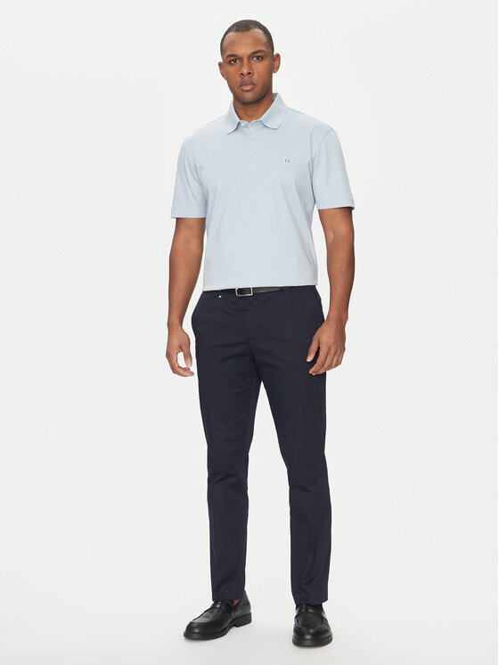BOSS BOSS Polo marškinėliai C-Parris 01 50520297 Žydra Regular Fit