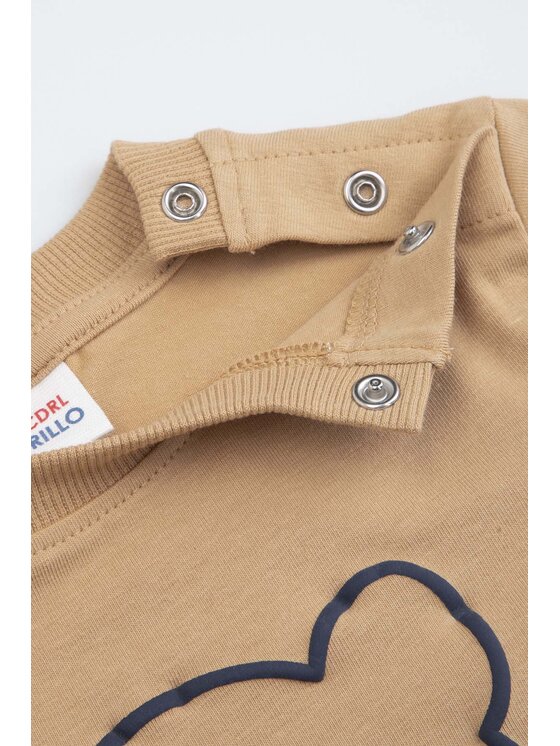 Coccodrillo T-Shirt ZC3143101ATN-002 Beżowy Regular Fit