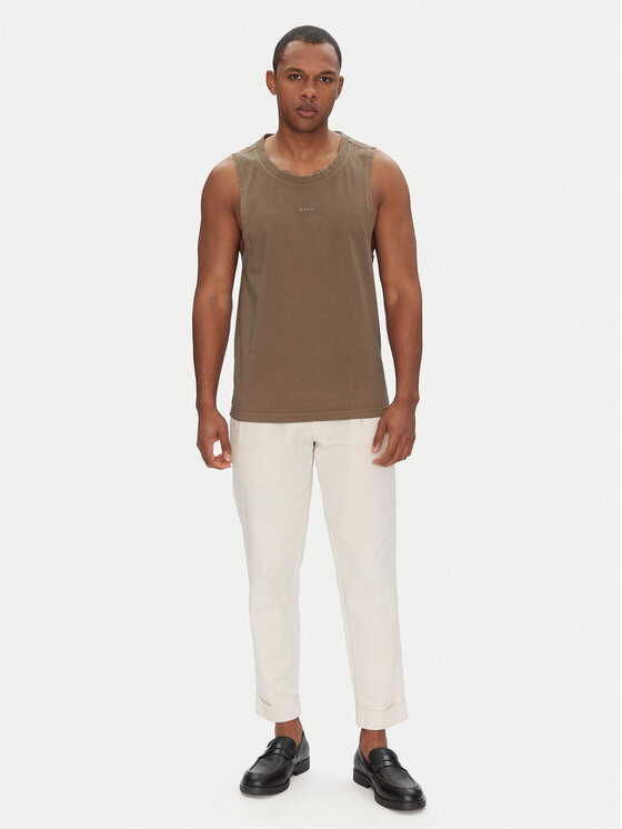 BOSS BOSS Tank top 50536739 Khaki Regular Fit