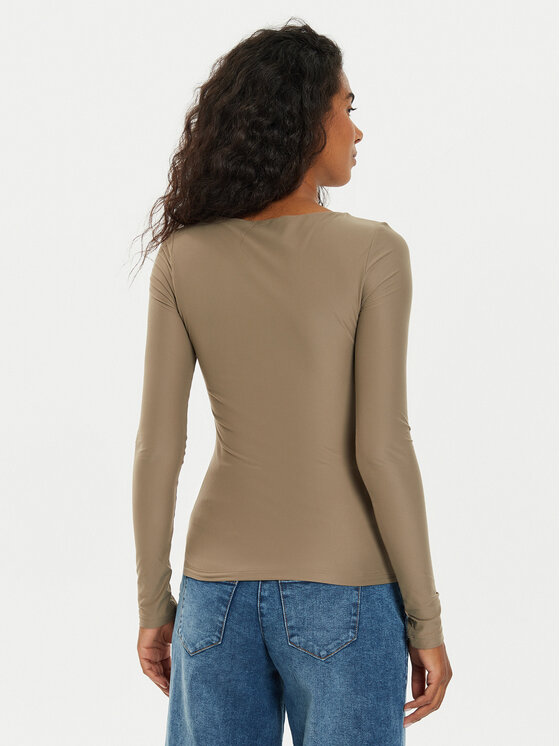 Guess Guess Särkpluus W4BP09 KCDE0 Pruun Slim Fit