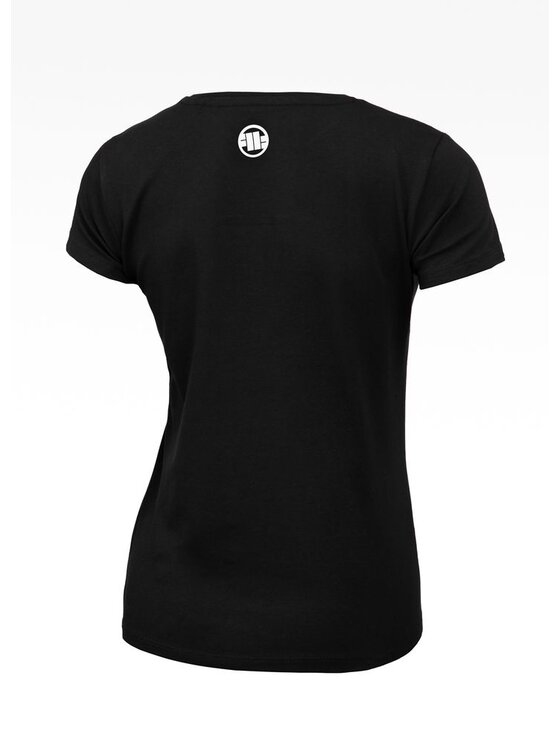 PITBULL PITBULL T-Shirt Koszulka damska Pitbull SD L Czarny Regular Fit
