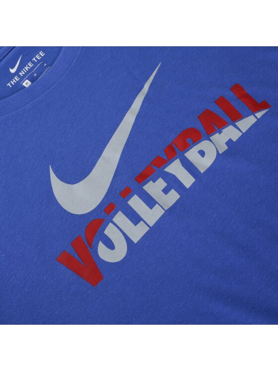 Nike Nike T-Shirt TRAINING TEE Niebieski Basic Fit