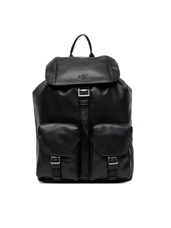 Calvin Klein Calvin Klein Ruksak Cargo Flap Backpack LV04D3127G Crna