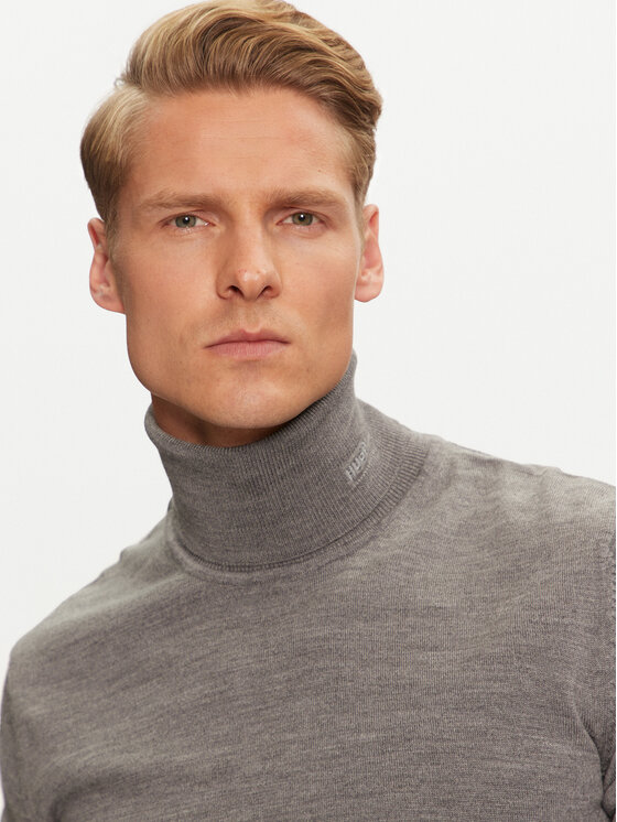 HUGO Hugo Dolcevita San Thomas-M 50474174 Grigio Slim Fit