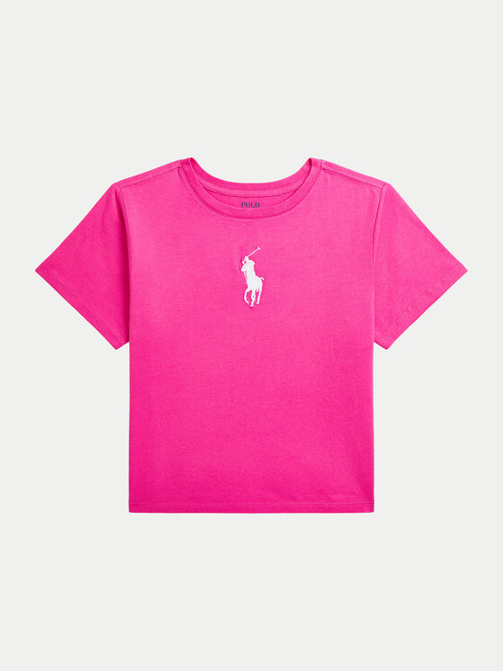 Polo Ralph Lauren T-krekls 313957340001 Rozā Boxy Fit