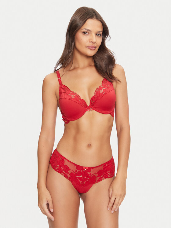 Selmark Selmark Сутиен с банели Federica 61115 Червен