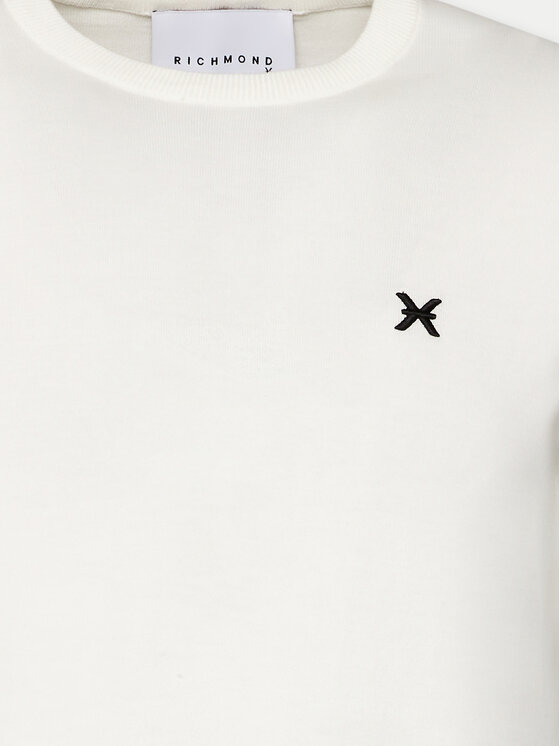 Richmond X Richmond X T-Shirt Dagam UMP24032MA Biały Regular Fit