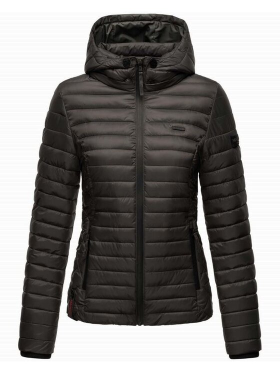 Marikoo Marikoo Kurtka przejściowa Samtpfote Czarny Casual Fit