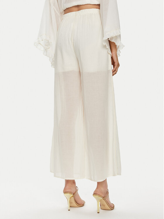 ViCOLO ViCOLO Pantaloni di tessuto TB2080 Écru Regular Fit