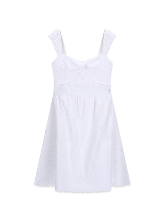 Guess Guess Sukienka codzienna 182534 Biały Classic Fit