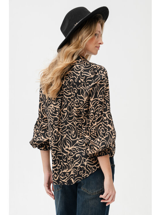 blue shadow blue shadow Koszula Lara 2 Czarny Regular Fit