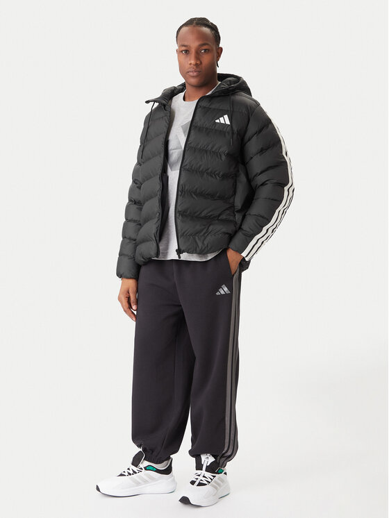 adidas adidas Zimní bunda Essentials Climawarm 3-Stripes JM8355 Černá Regular Fit