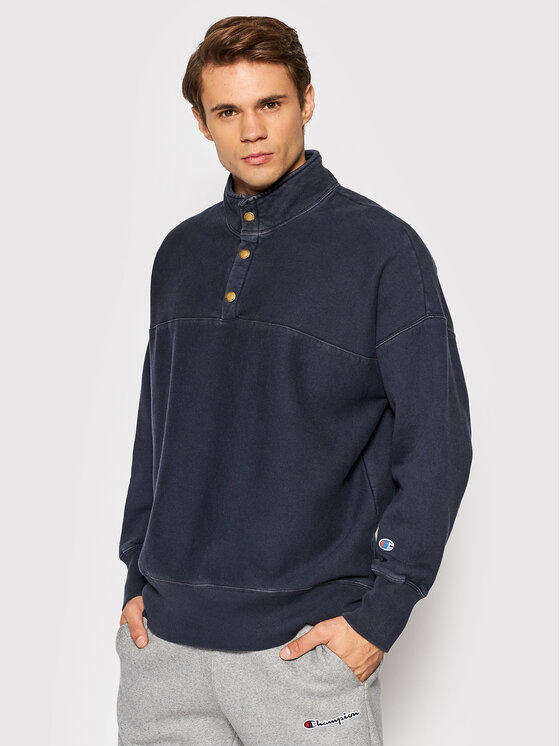 Champion Champion Bluza 216490 Granatowy Relaxed Fit