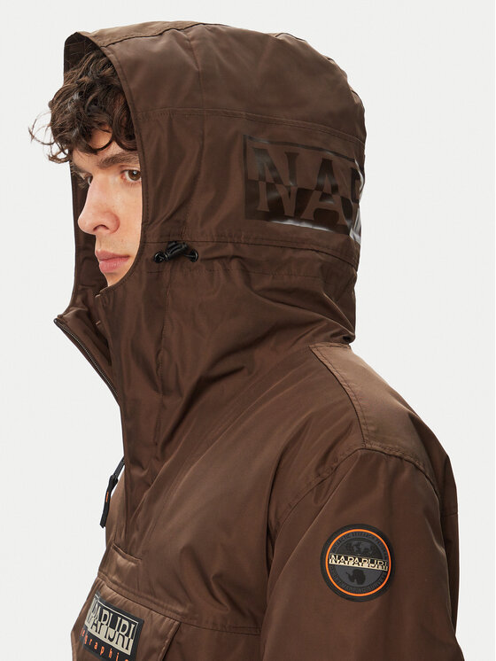 Napapijri Napapijri Giacca anorak Rainforest Next NP0A4IB9 Marrone Regular Fit