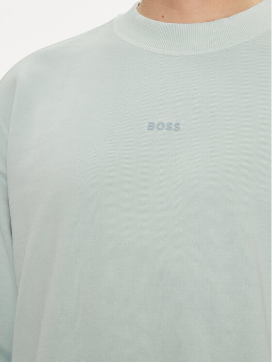 BOSS Boss Džemperis Wefade 50472271 Žalia Regular Fit