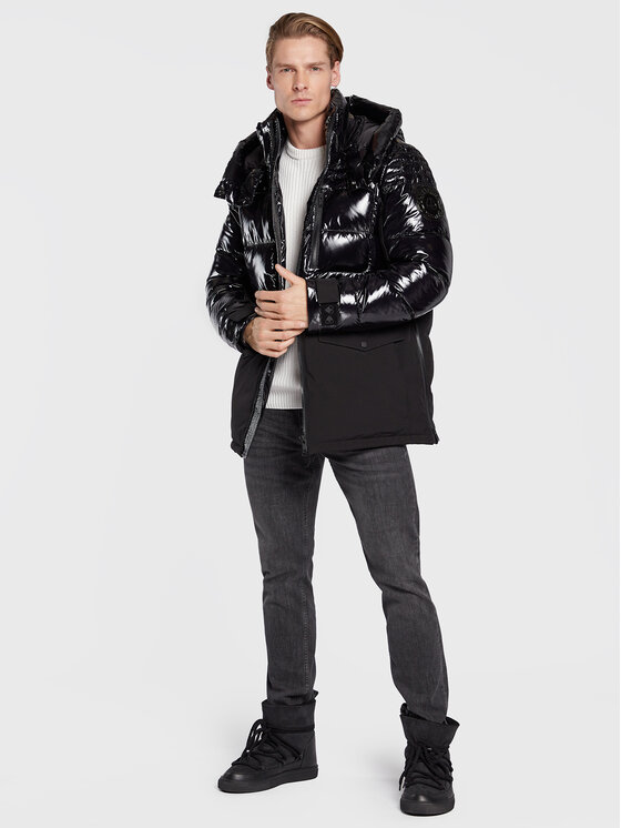 Moose Knuckles Moose Knuckles Dūnu jaka Dugald 2 M32MJ139 Melns Regular Fit