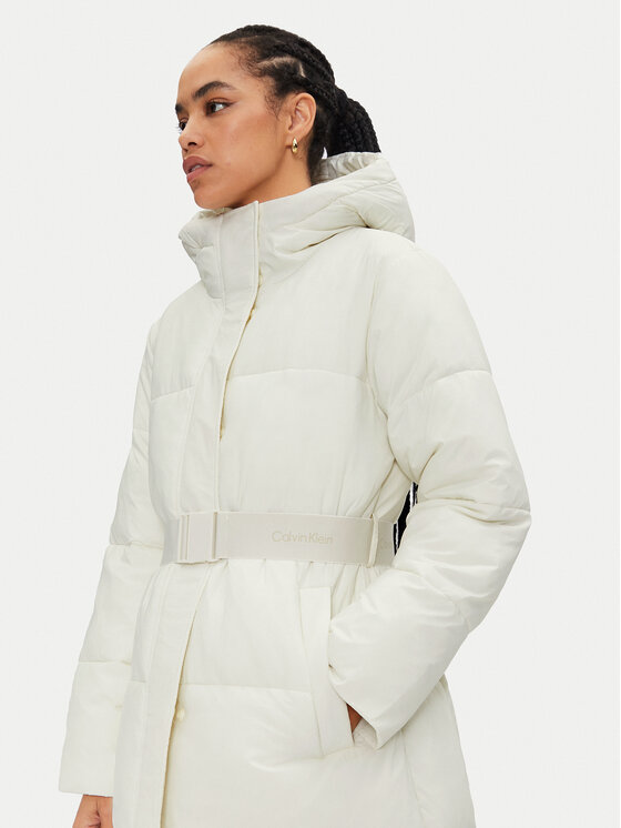 Calvin Klein Jeans Calvin Klein Jeans Zimska jakna J20J224122 Écru Relaxed Fit