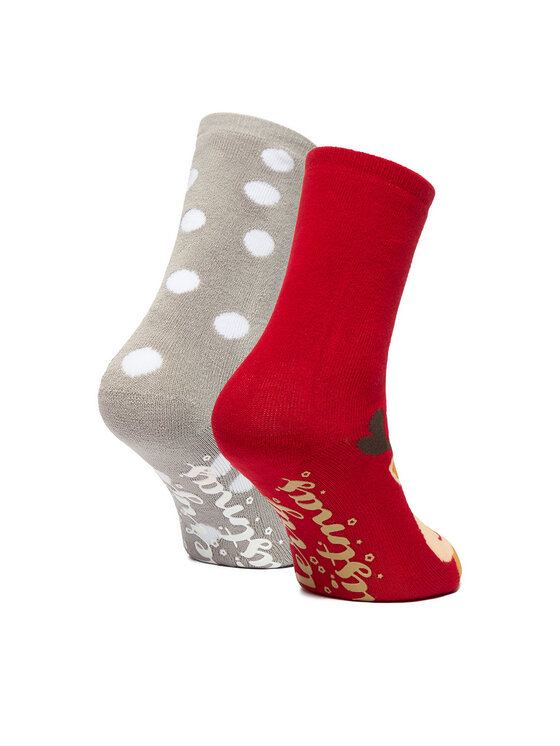 Jenny Fairy Jenny Fairy Lange Socken 4WB-003-AW23 (2-pack) Bunt