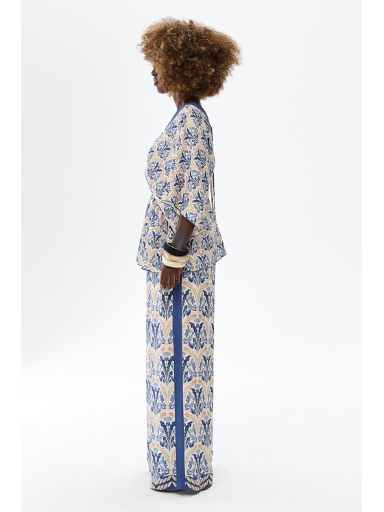 blue shadow blue shadow Spodnie materiałowe Ikari Niebieski Regular Fit