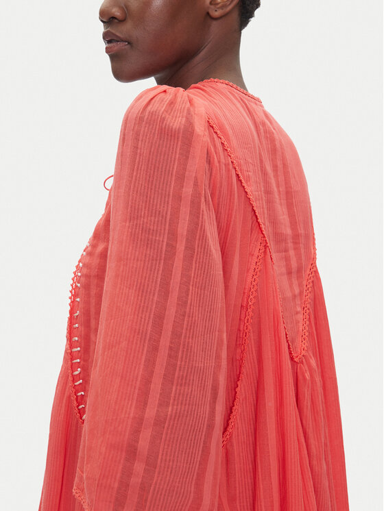 Iconique Iconique Letní šaty IC25-043 Korálová Regular Fit