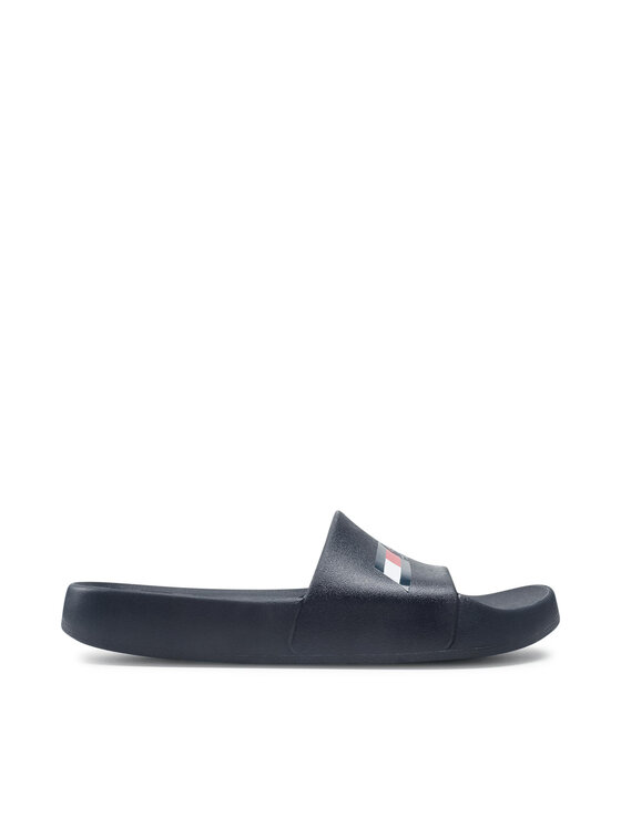 Tommy Hilfiger Klapki Ts Pool Slide 3 Women FC0FC00015 Granatowy Modivo.pl