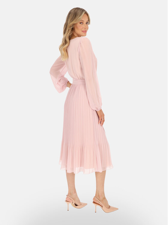 L’AF L’AF Sukienka koktajlowa Capri Różowy Regular Fit