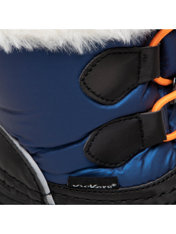 Sealsnow bleu et noir - bottes de neige garçon - Kickers ©