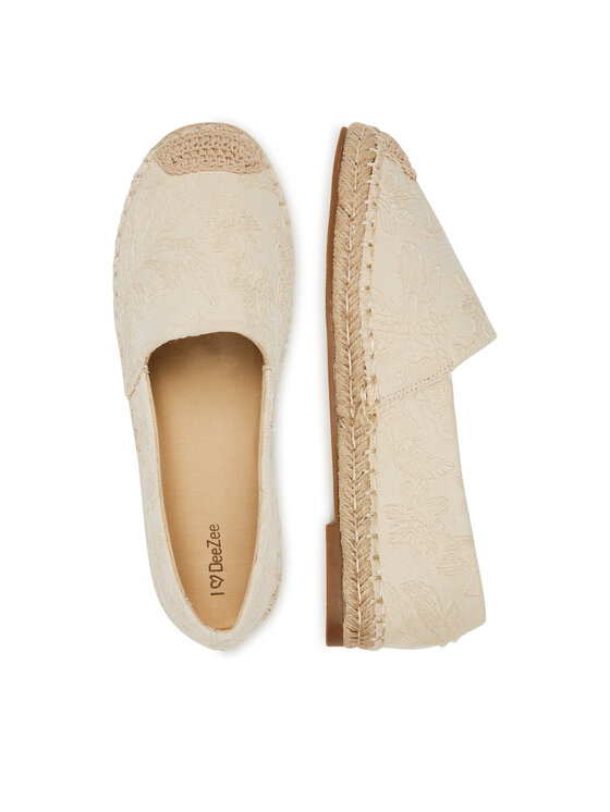 DeeZee DeeZee Espadryle Q124-2 Beżowy
