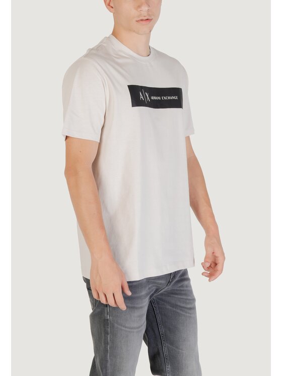 Armani Exchange Armani Exchange T-Shirt XM001425 AF10361 Beżowy Casual Fit