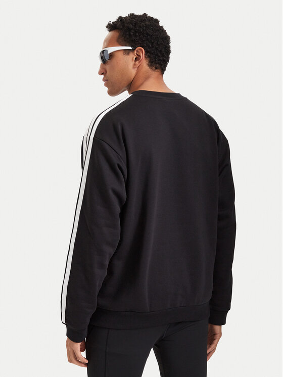 adidas adidas Світшот Essentials 3-Stripes Fleece KY6583 Чорний Regular Fit