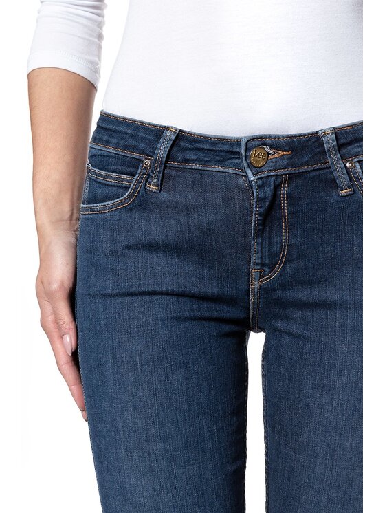 Lee Lee Jeansy SCARLETT Niebieski Skinny Fit