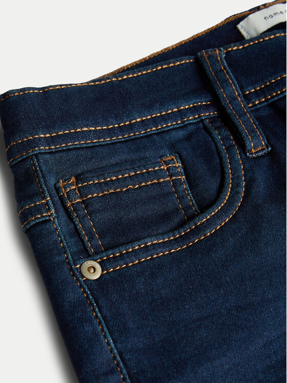 NAME IT NAME IT Jeans hlače 13209696 Mornarsko modra Slim Fit
