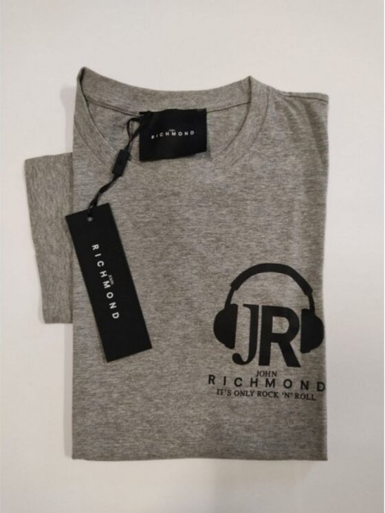 John Richmond John Richmond T-shirt T-shirt da uomo John Richmond Grigio Regular Fit